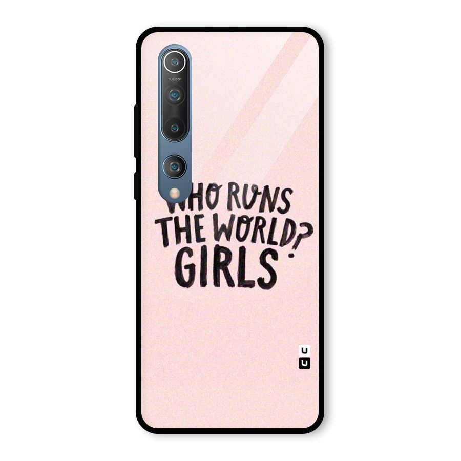 Girls World Glass Back Case for Mi 10