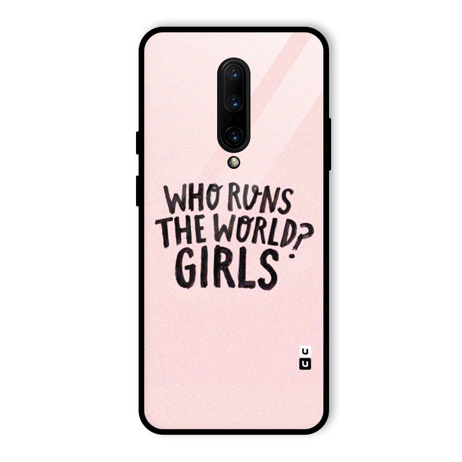 Girls World Glass Back Case for OnePlus 7 Pro