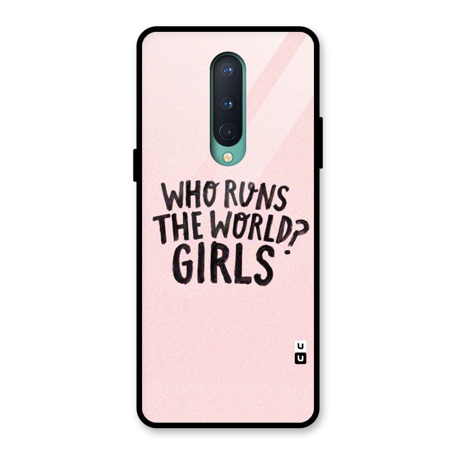 Girls World Glass Back Case for OnePlus 8