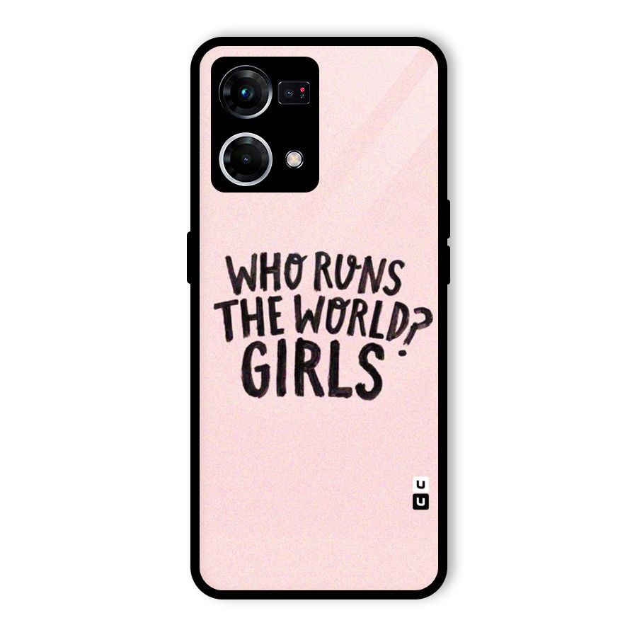 Girls World Glass Back Case for Oppo F21 Pro 4G