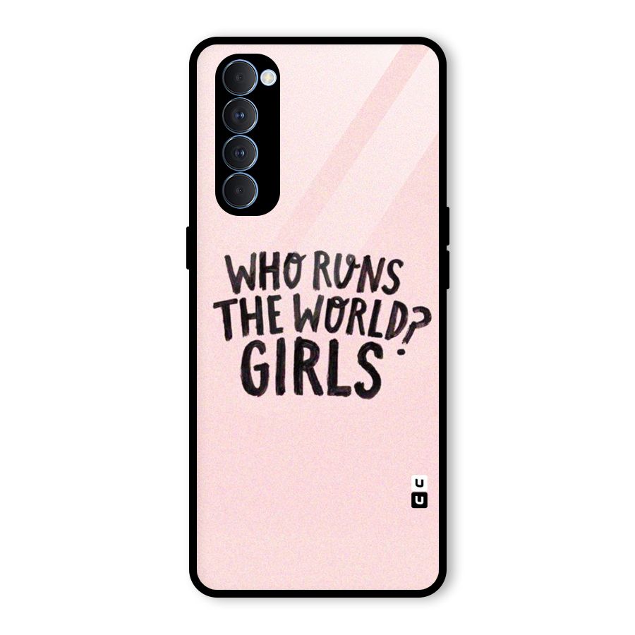 Girls World Glass Back Case for Oppo Reno4 Pro