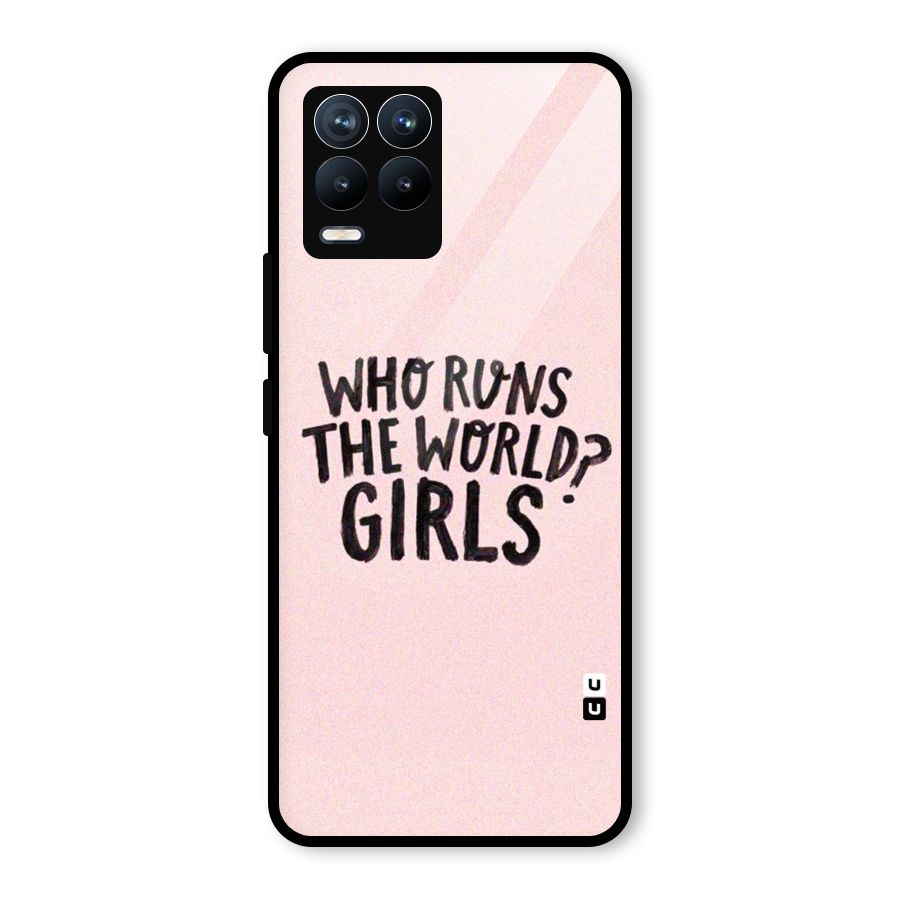 Girls World Glass Back Case for Realme 8 Pro