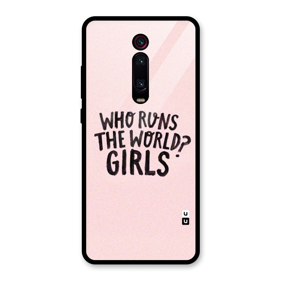 Girls World Glass Back Case for Redmi K20 Pro