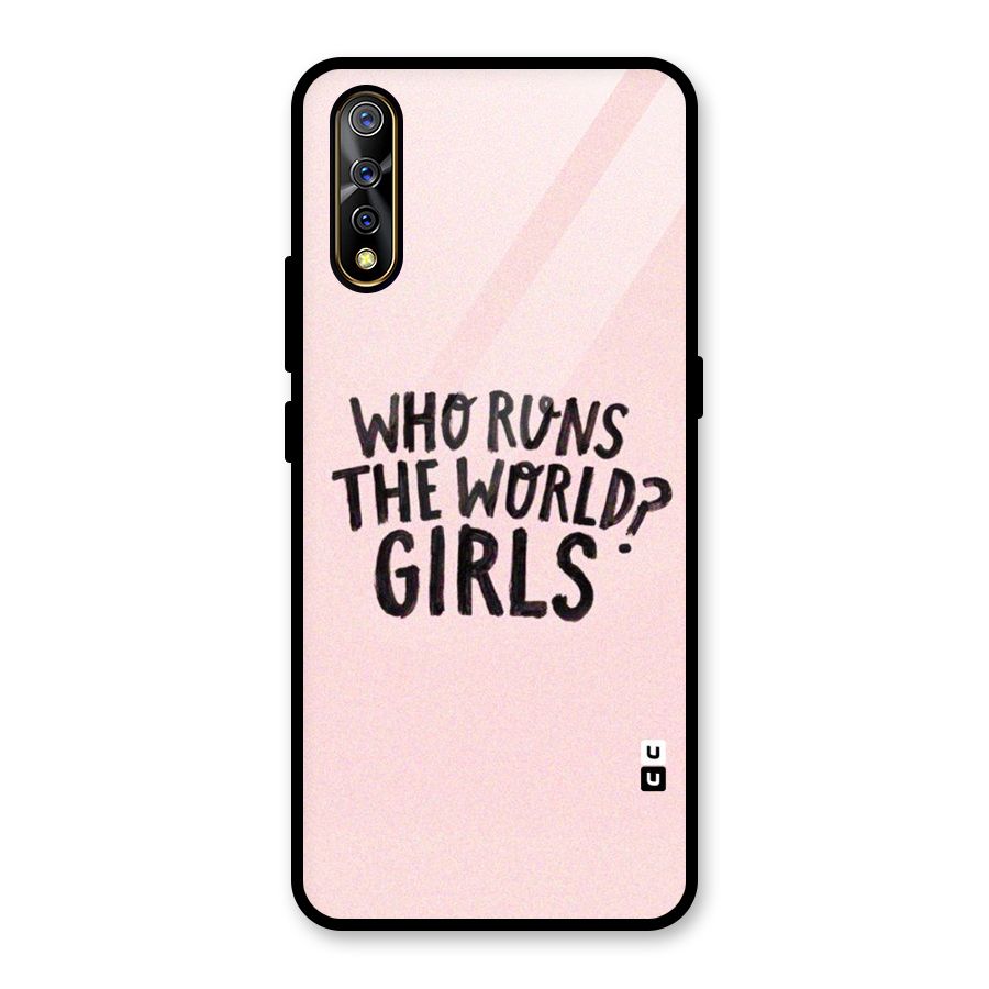 Girls World Glass Back Case for Vivo S1