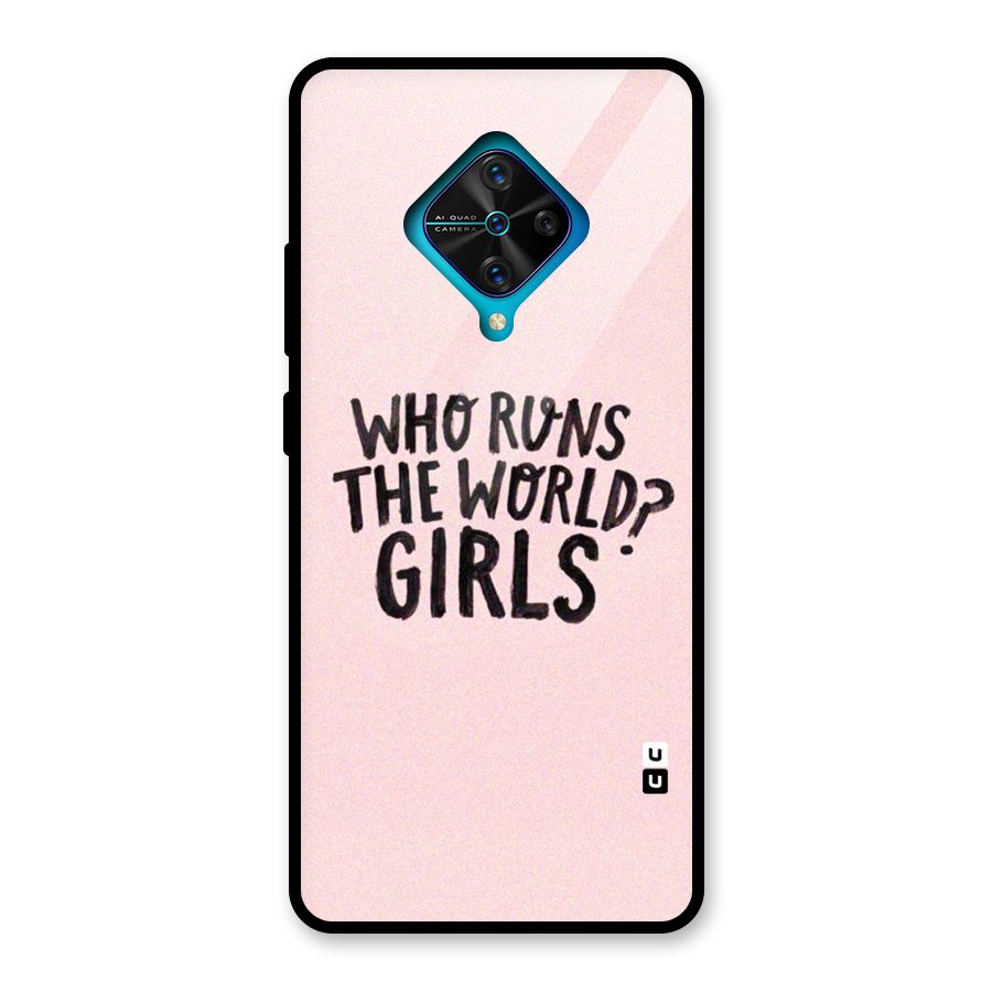 Girls World Glass Back Case for Vivo S1 Pro