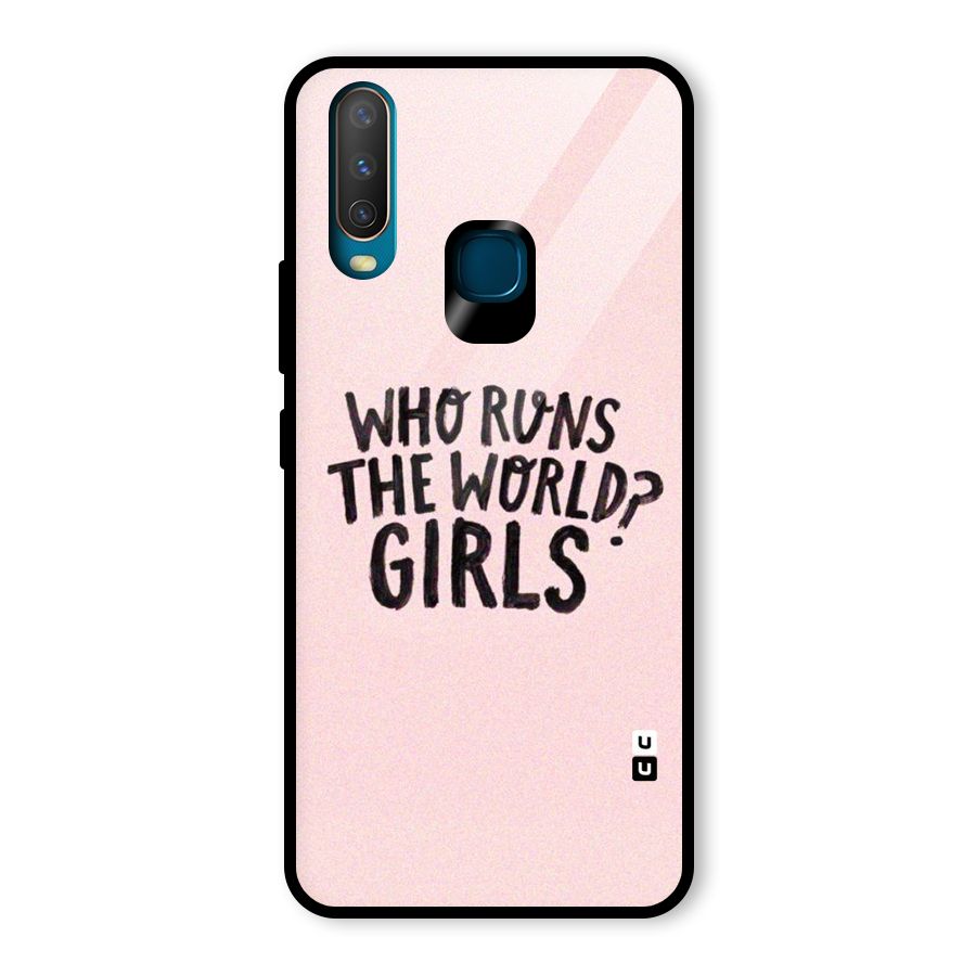 Girls World Glass Back Case for Vivo U10