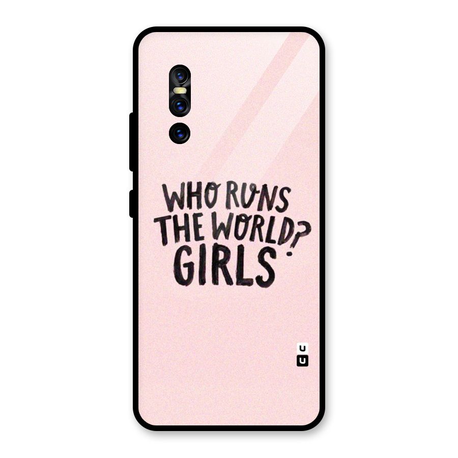 Girls World Glass Back Case for Vivo V15 Pro