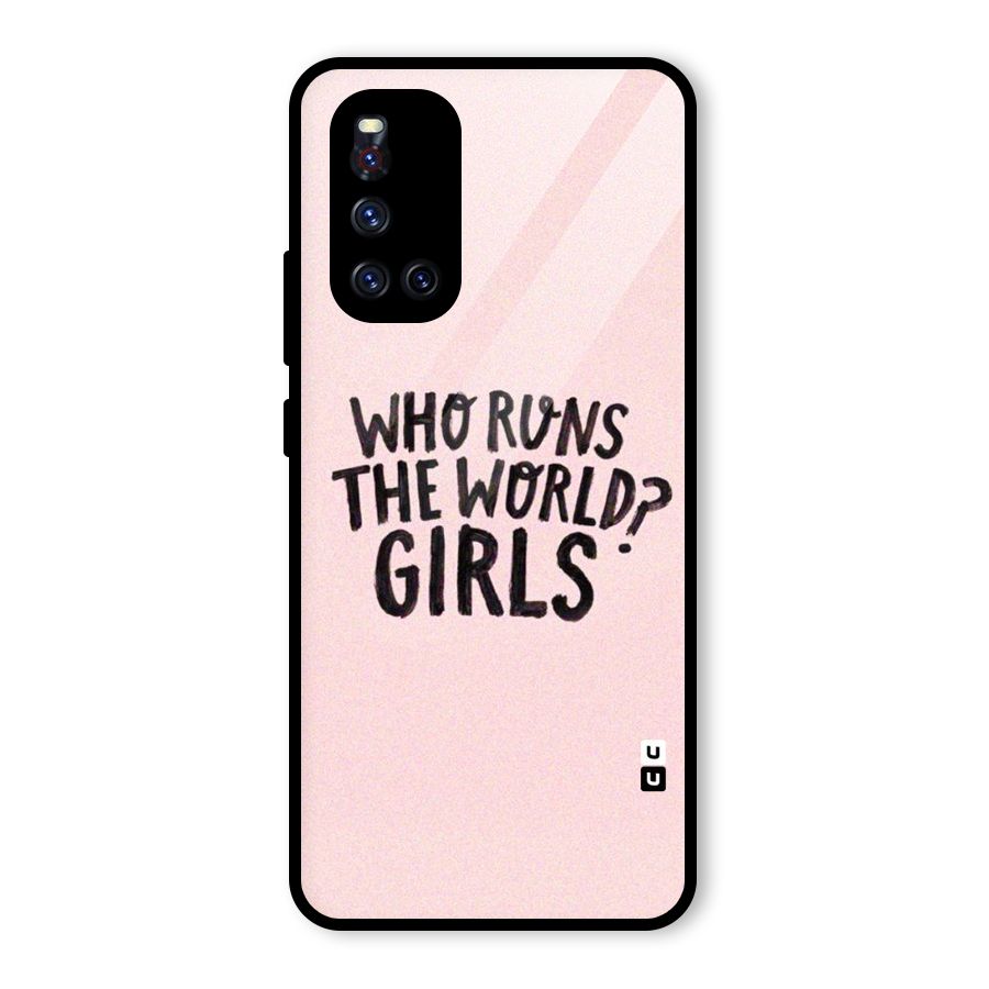 Girls World Glass Back Case for Vivo V19