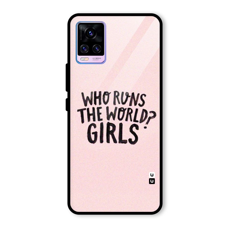 Girls World Glass Back Case for Vivo V20 Pro