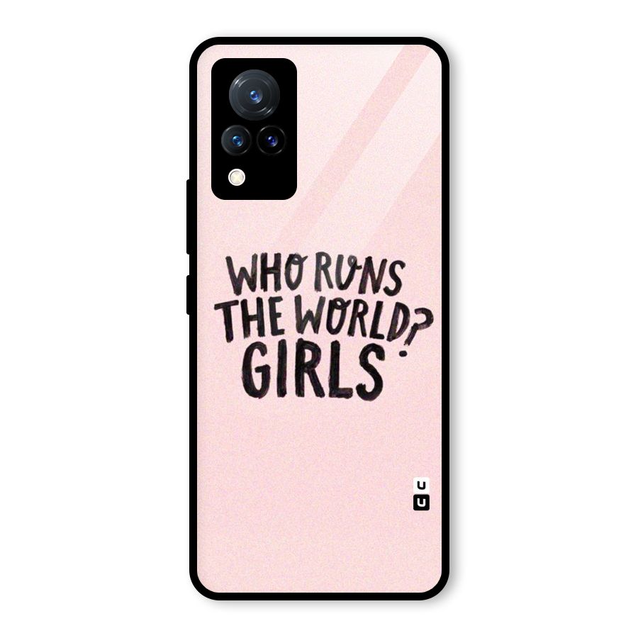 Girls World Glass Back Case for Vivo V21 5G