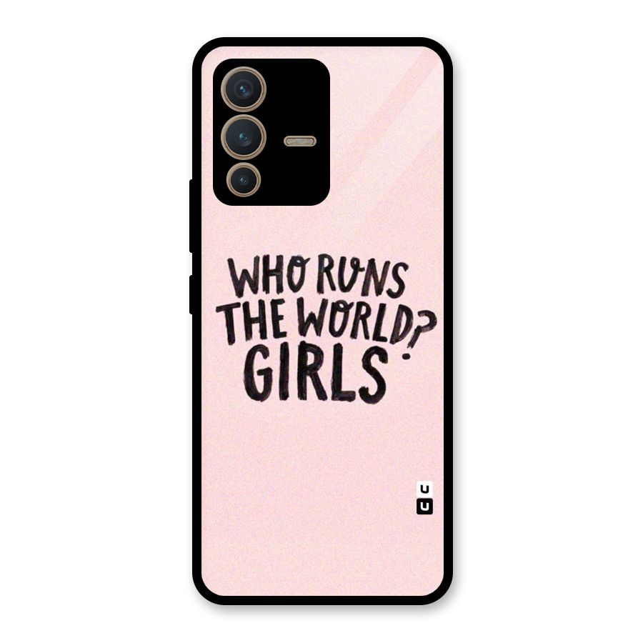 Girls World Glass Back Case for Vivo V23 5G
