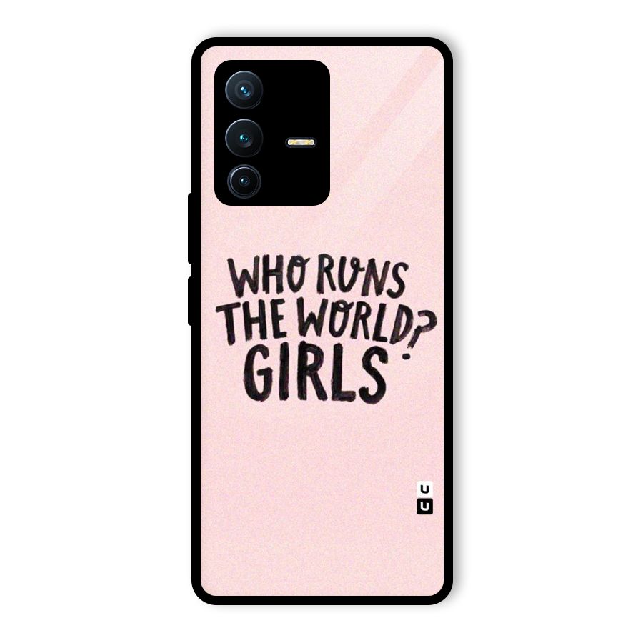 Girls World Glass Back Case for Vivo V23 Pro