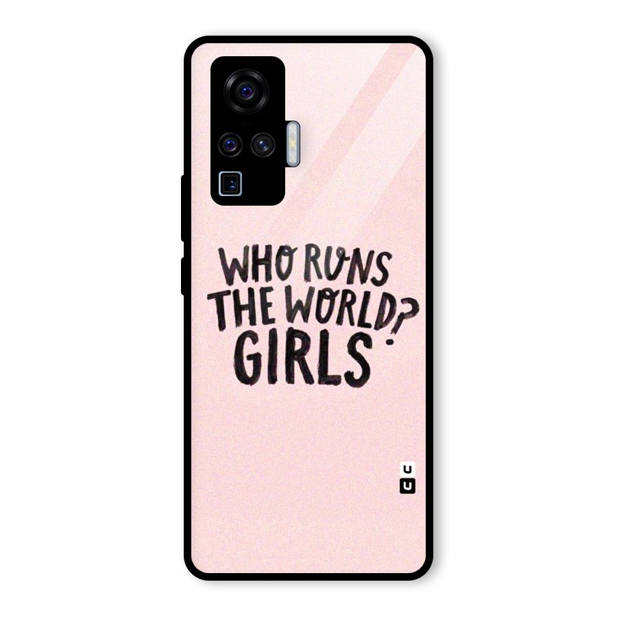 Girls World Glass Back Case for Vivo X50 Pro