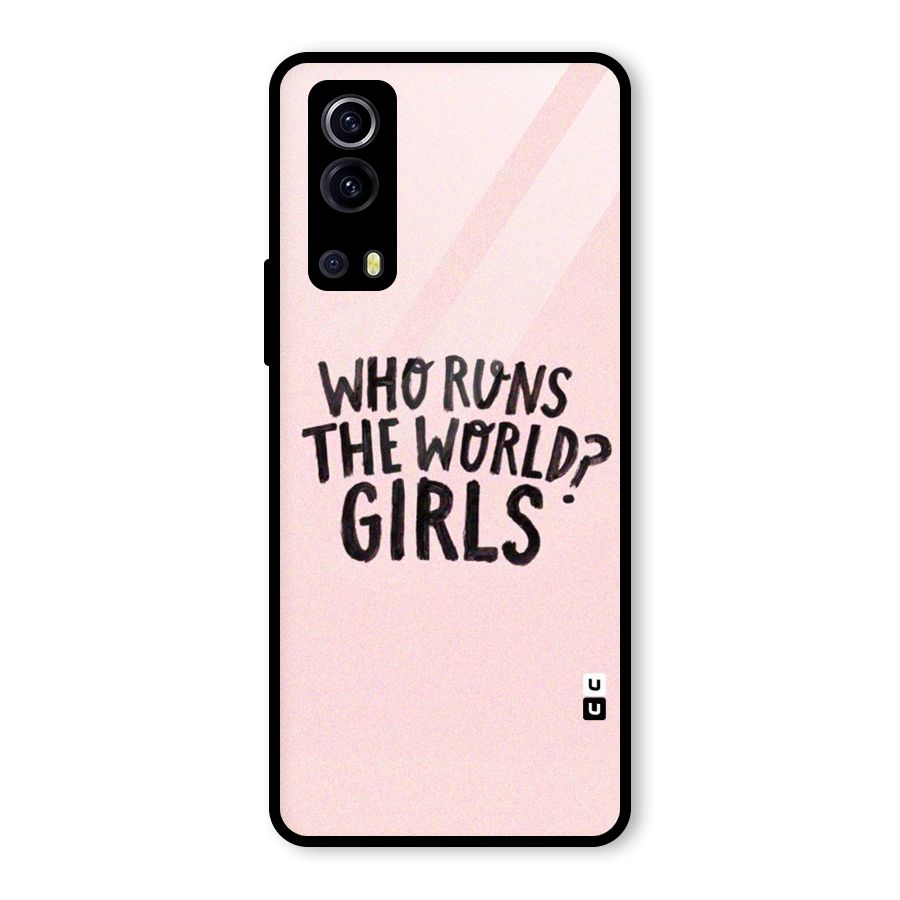 Girls World Glass Back Case for Vivo iQOO Z3