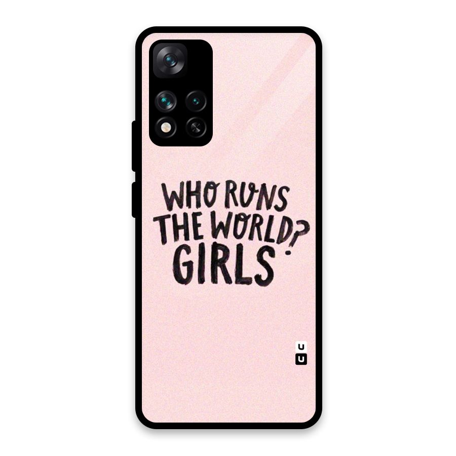 Girls World Glass Back Case for Xiaomi 11i HyperCharge 5G