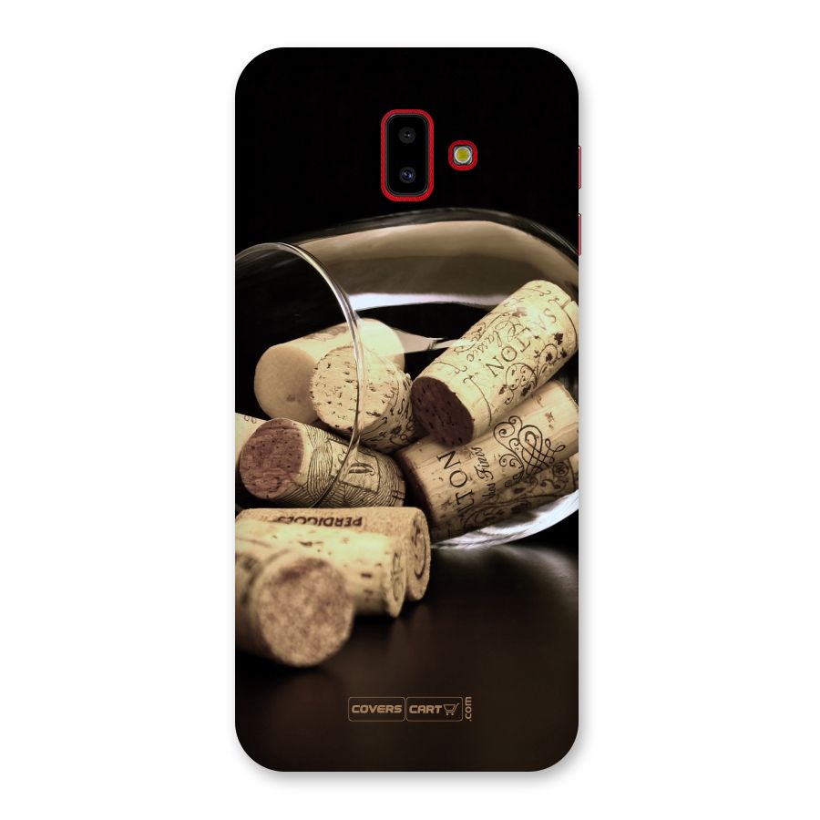 Glass Cork Back Case for Galaxy J6 Plus