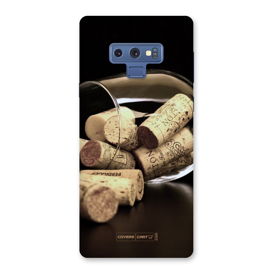 Glass Cork Back Case for Galaxy Note 9
