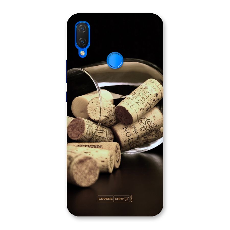 Glass Cork Back Case for Huawei P Smart+