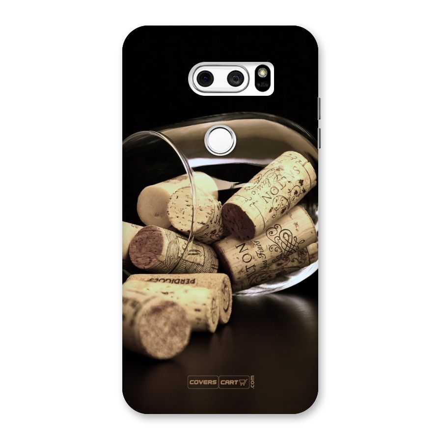 Glass Cork Back Case for LG V30