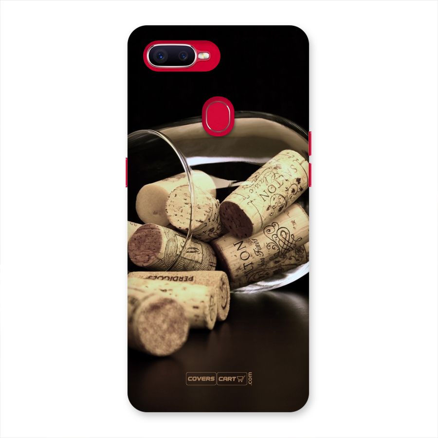Glass Cork Back Case for Oppo F9 Pro