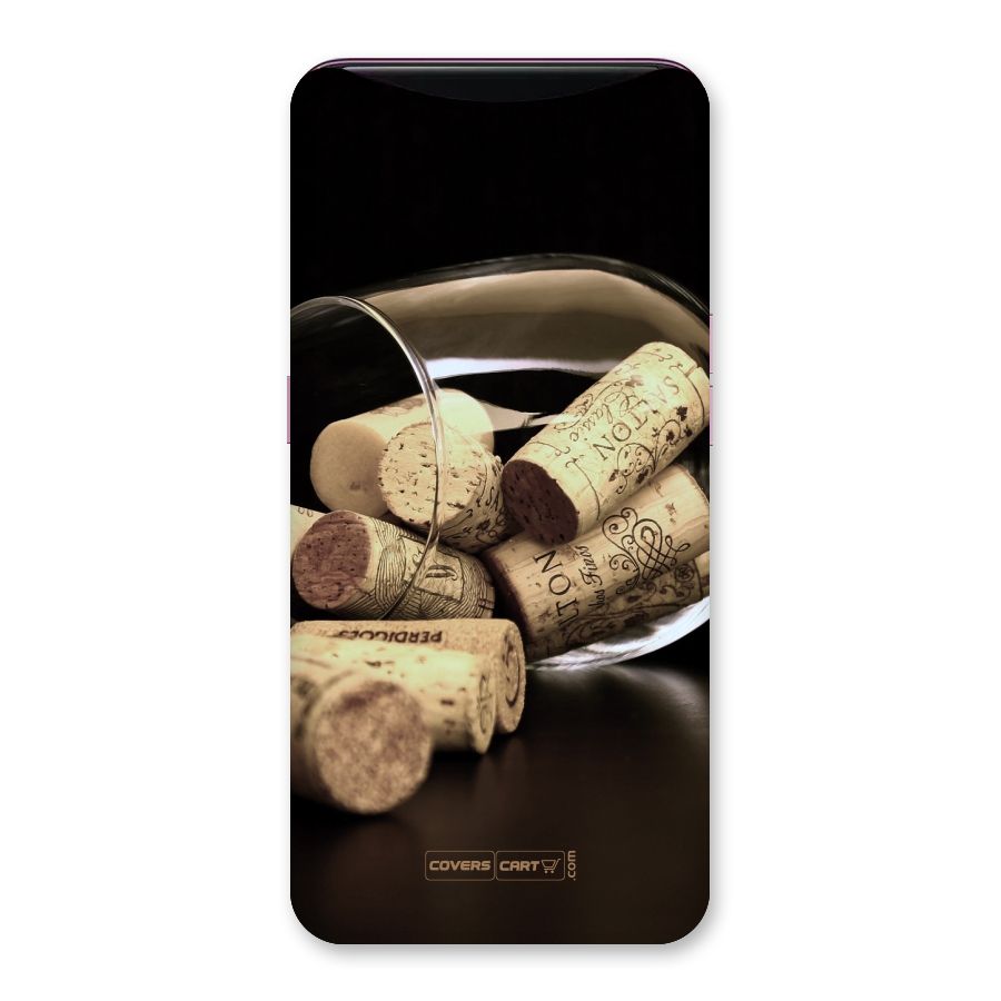 Glass Cork Back Case for Oppo Find X