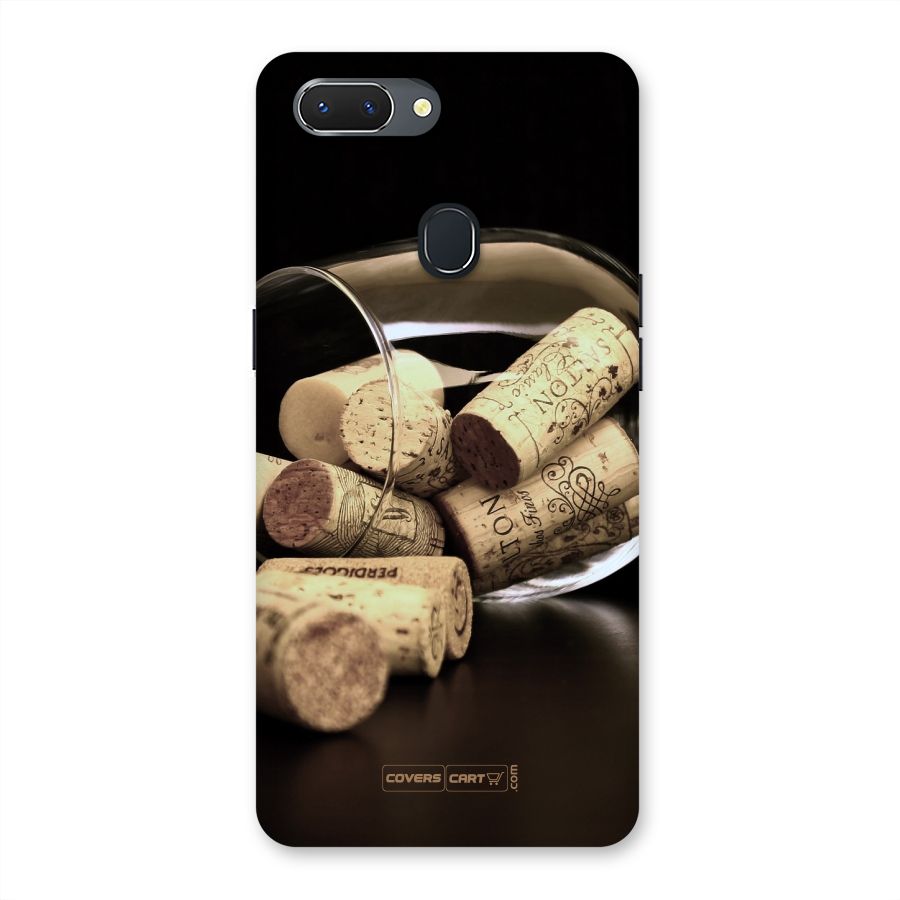 Glass Cork Back Case for Oppo Realme 2