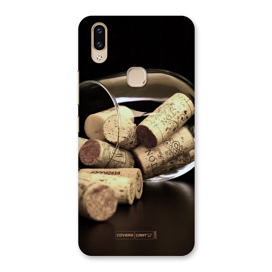 Glass Cork Back Case for Vivo V9 Youth