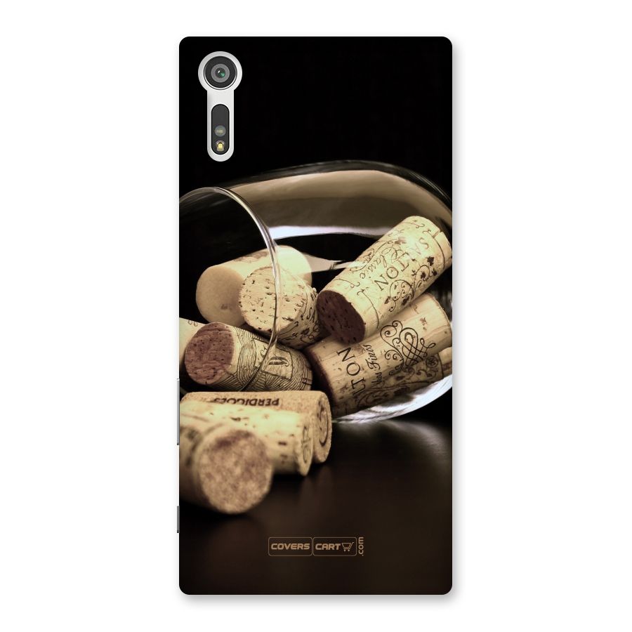 Glass Cork Back Case for Xperia XZ