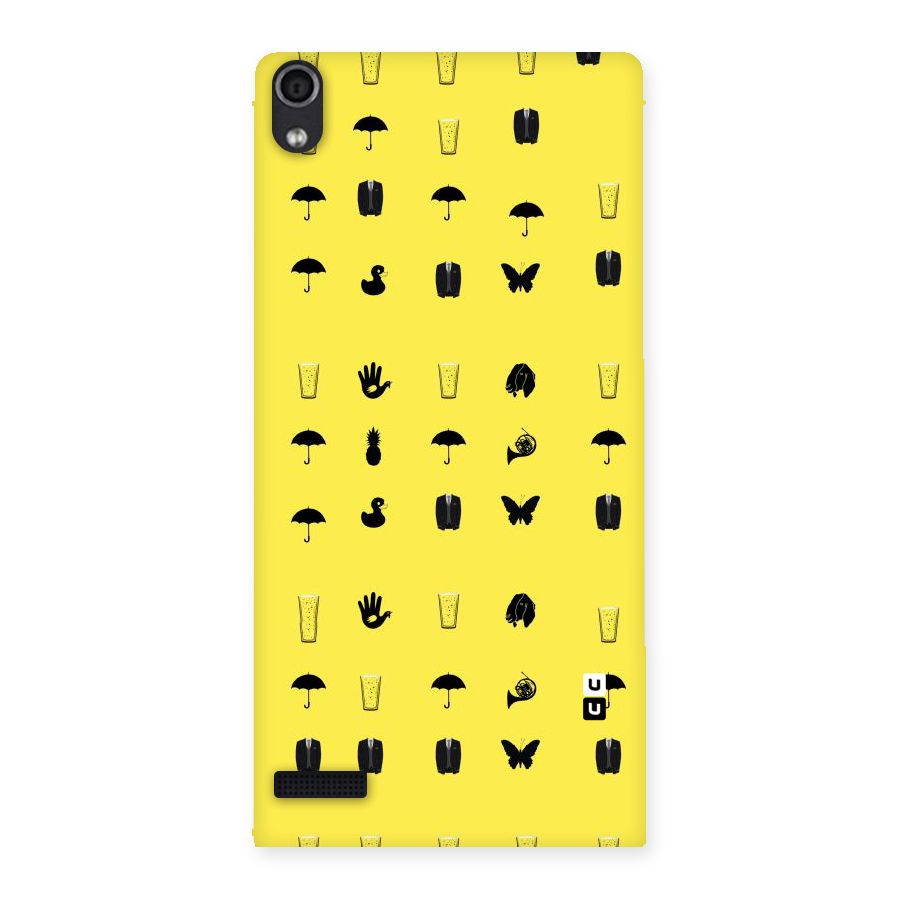 Glass Pattern Back Case for Ascend P6