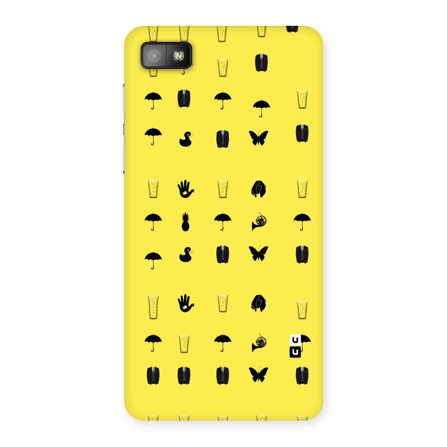 Glass Pattern Back Case for Blackberry Z10