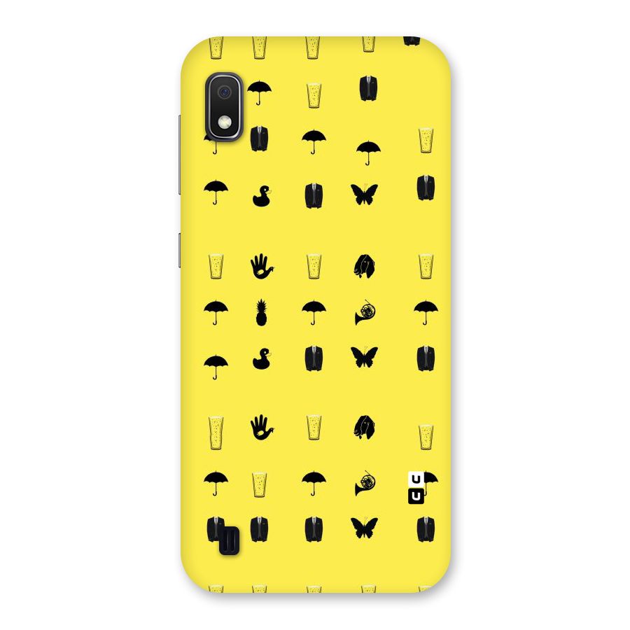 Glass Pattern Back Case for Galaxy A10