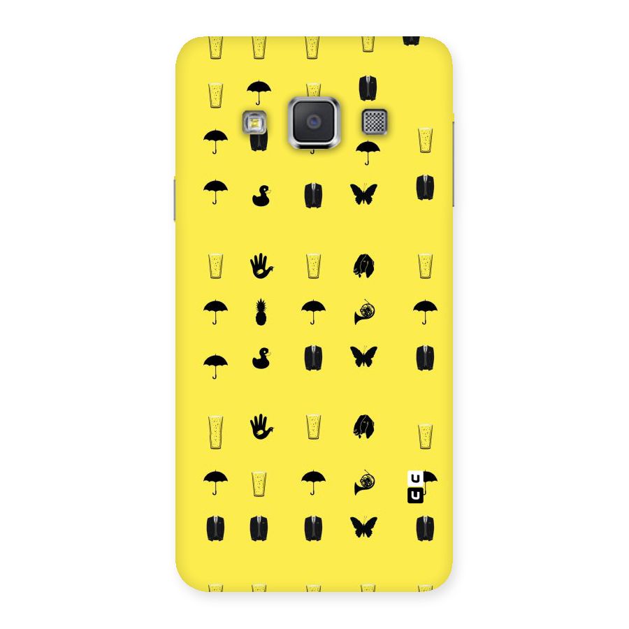 Glass Pattern Back Case for Galaxy A3
