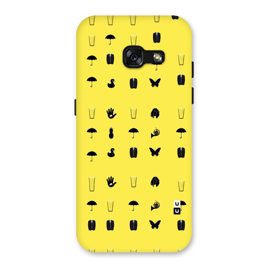 Glass Pattern Back Case for Galaxy A3 (2017)