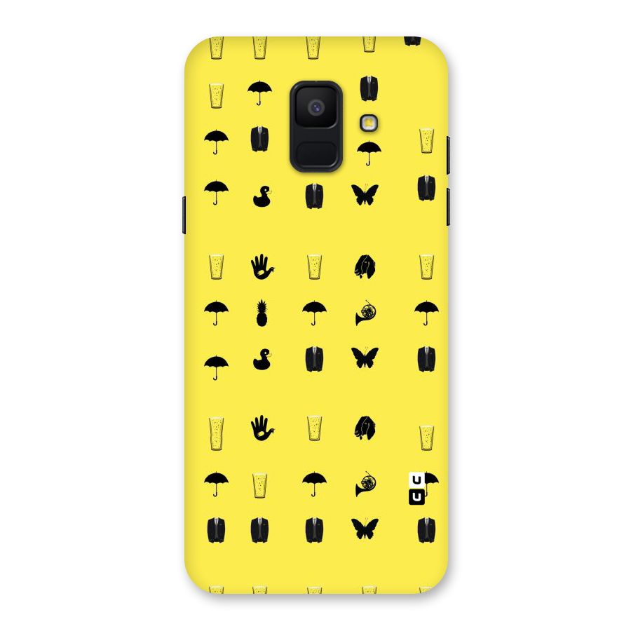 Glass Pattern Back Case for Galaxy A6 (2018)