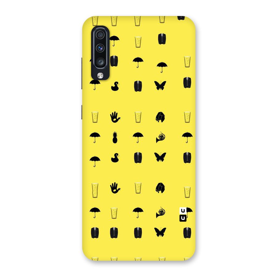 Glass Pattern Back Case for Galaxy A70