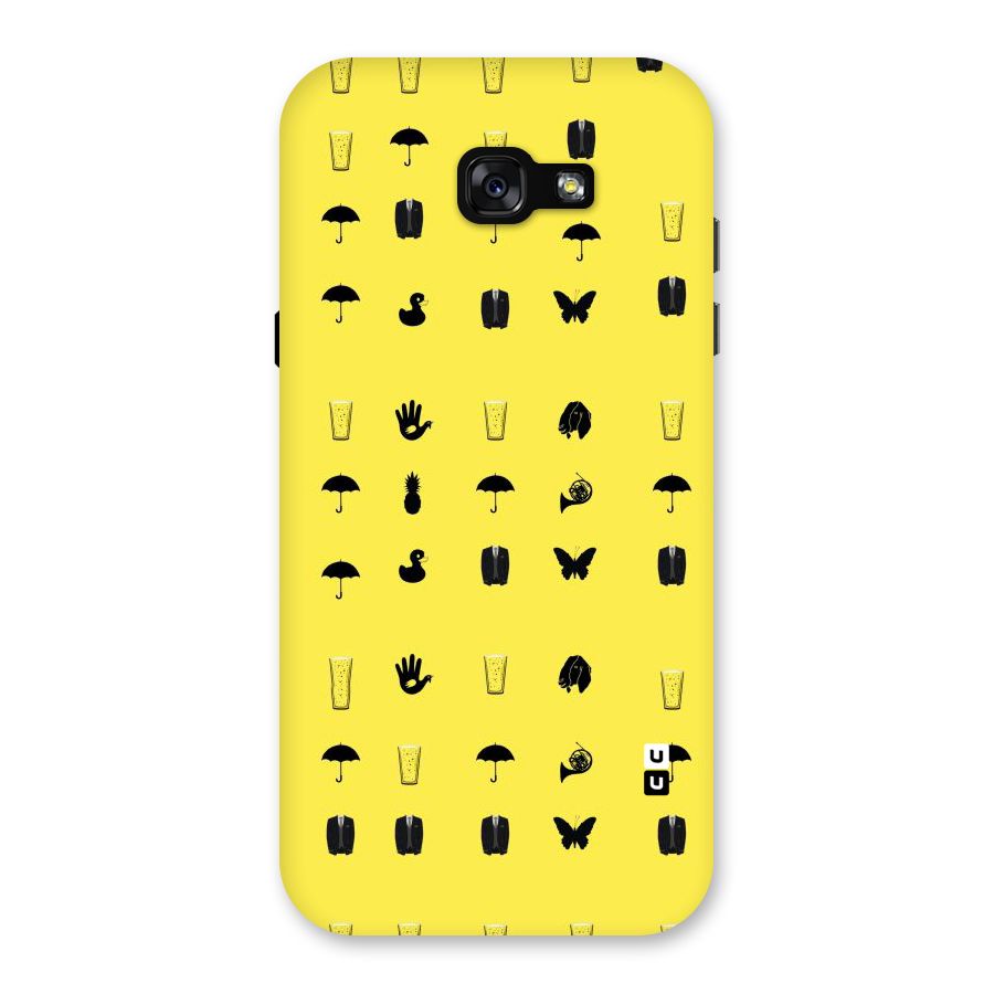 Glass Pattern Back Case for Galaxy A7 (2017)