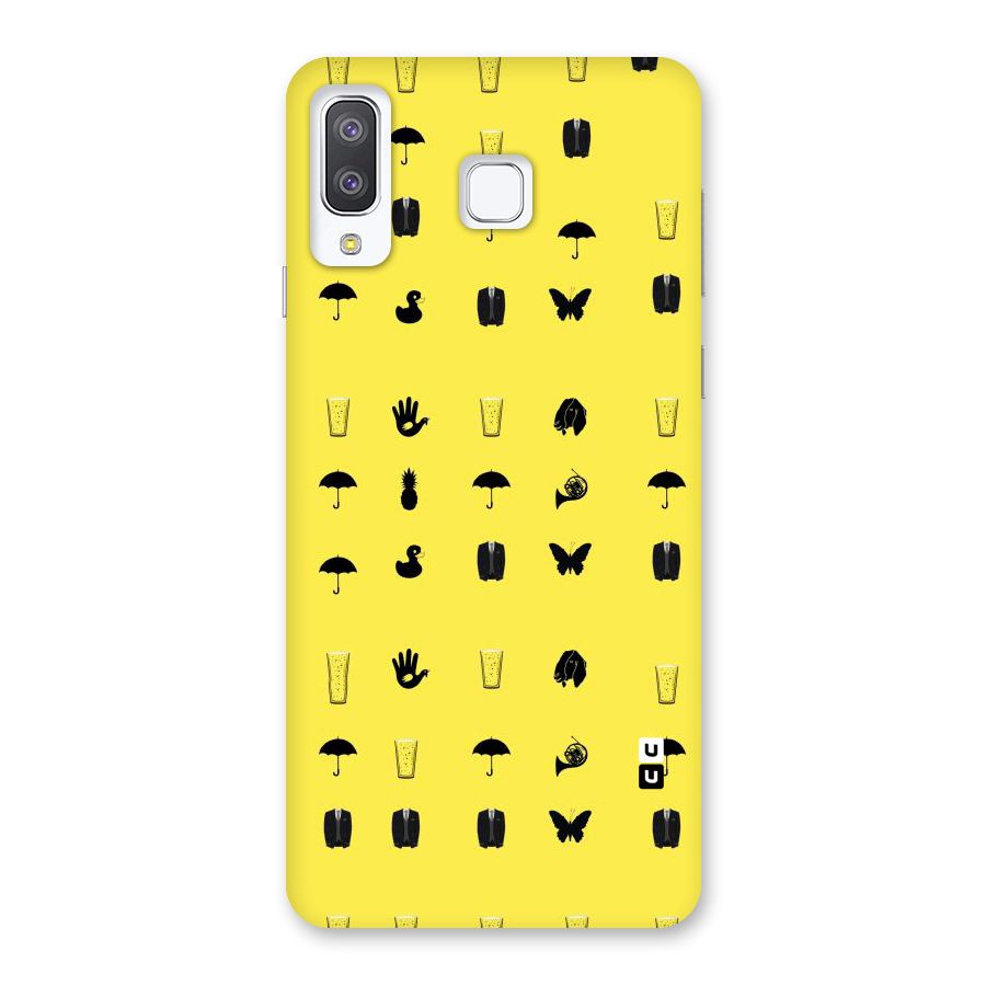 Glass Pattern Back Case for Galaxy A8 Star