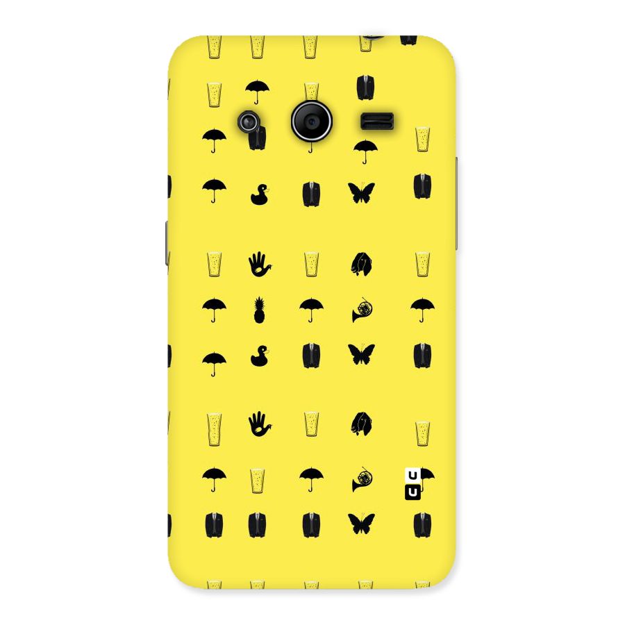Glass Pattern Back Case for Galaxy Core 2