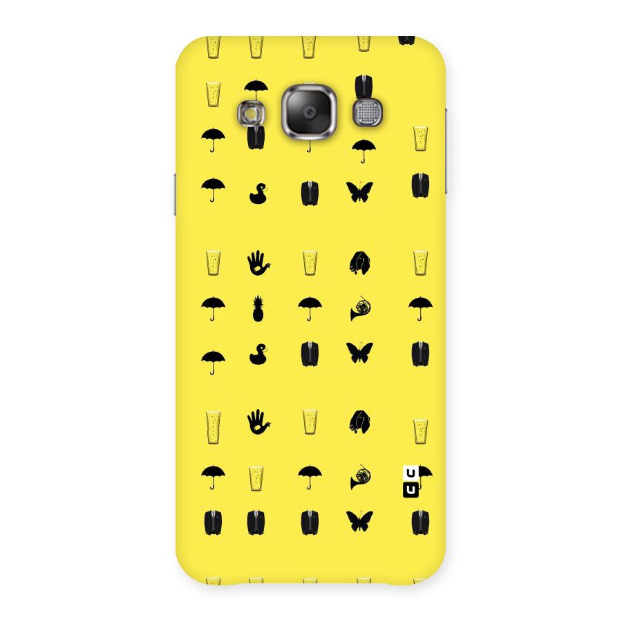 Glass Pattern Back Case for Galaxy E7