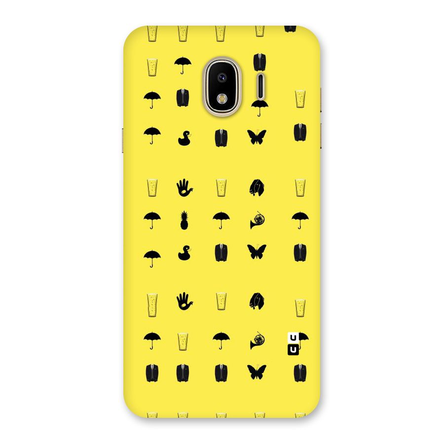 Glass Pattern Back Case for Galaxy J4