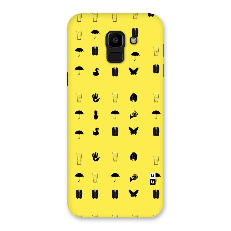 Glass Pattern Back Case for Galaxy J6