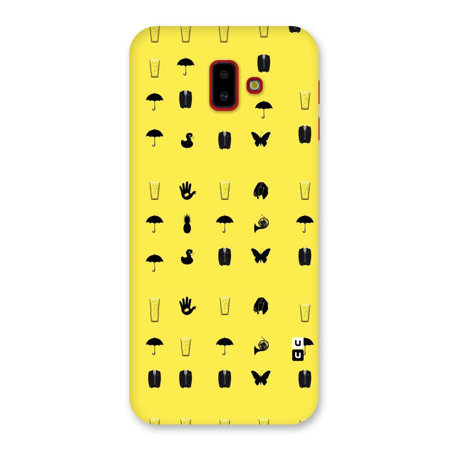 Glass Pattern Back Case for Galaxy J6 Plus