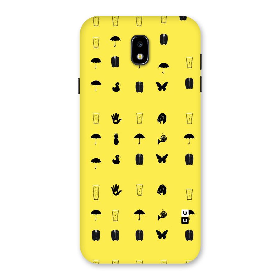 Glass Pattern Back Case for Galaxy J7 Pro