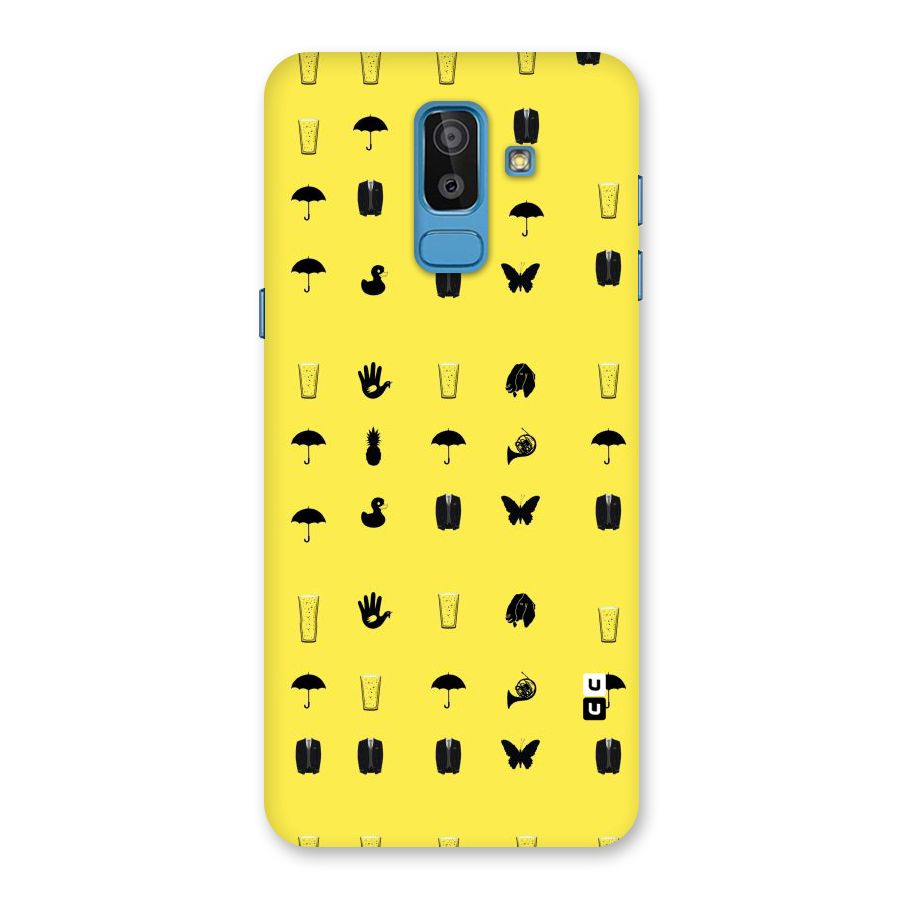 Glass Pattern Back Case for Galaxy J8
