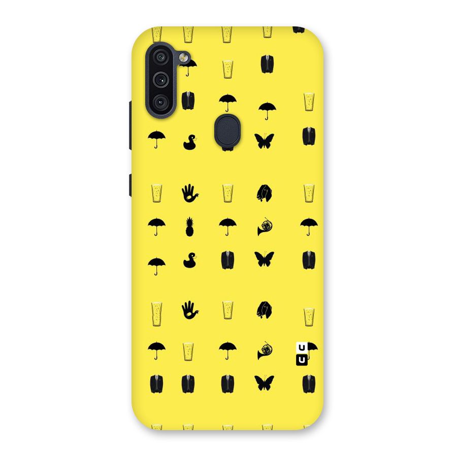 Glass Pattern Back Case for Galaxy M11