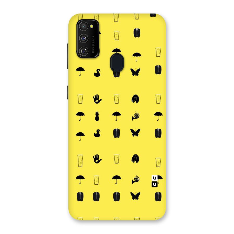 Glass Pattern Back Case for Galaxy M30s