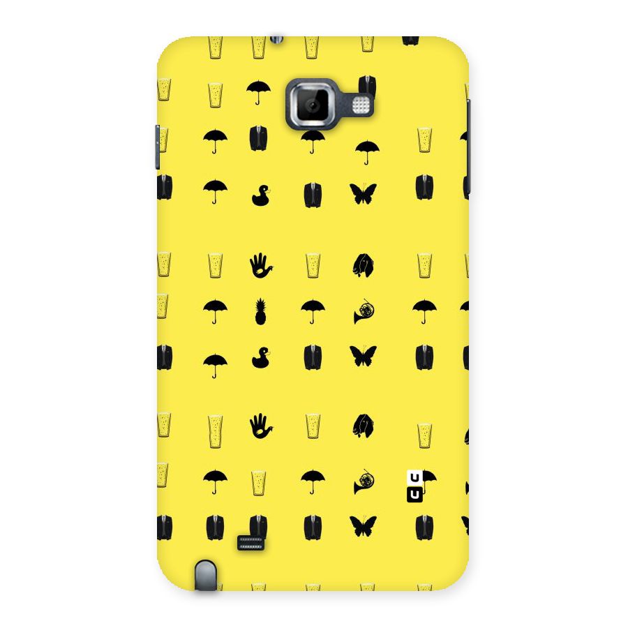 Glass Pattern Back Case for Galaxy Note