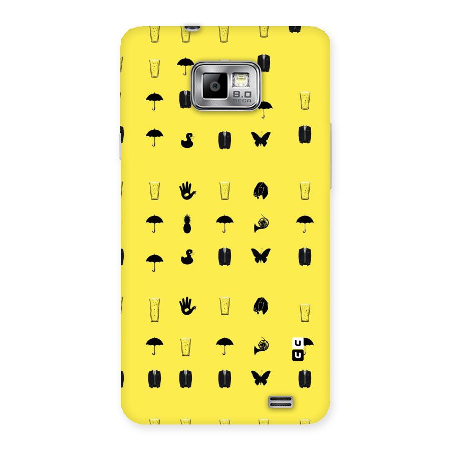 Glass Pattern Back Case for Galaxy S2