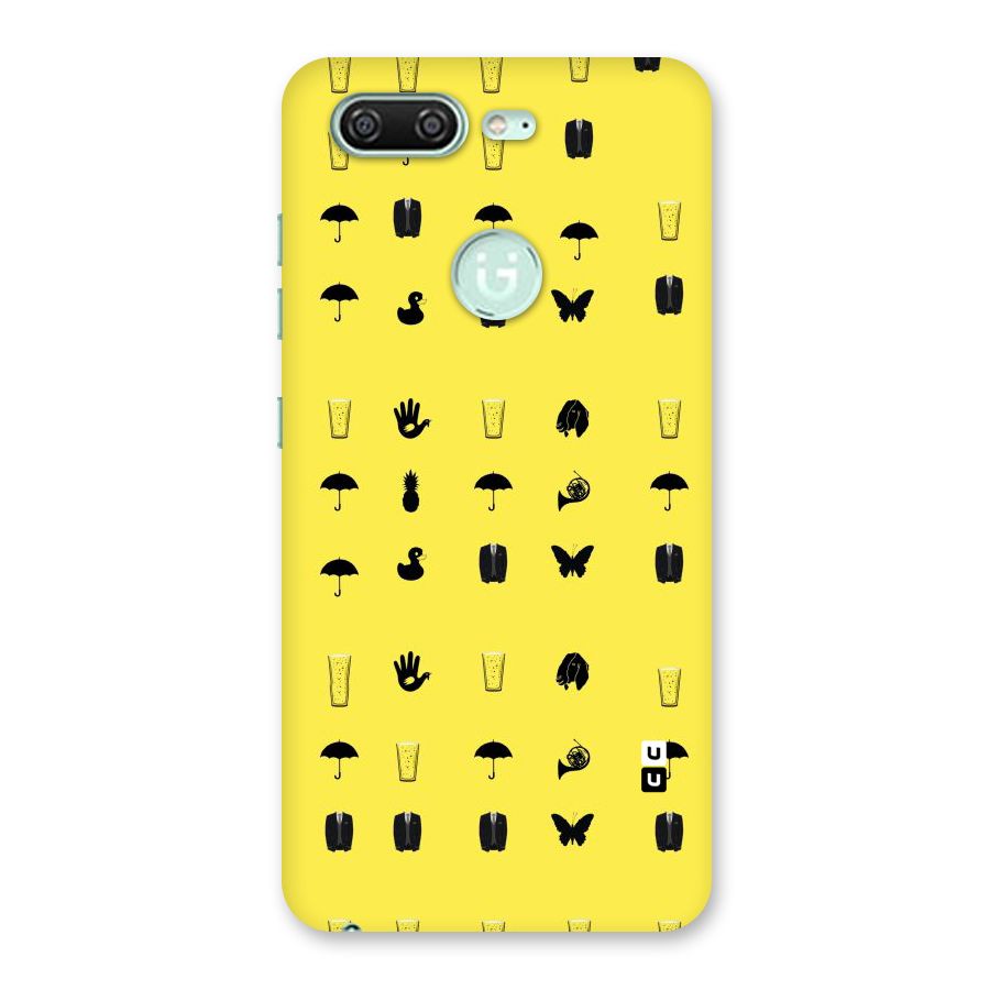 Glass Pattern Back Case for Gionee S10