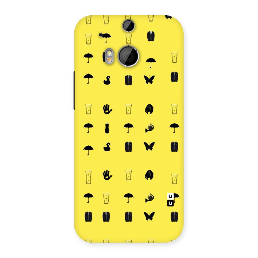 Glass Pattern Back Case for HTC One M8